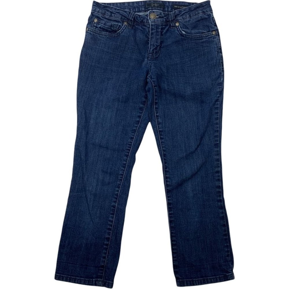 Jessica Simpson 27 Jeans Roe Clam Digger Capri Dark 4 6